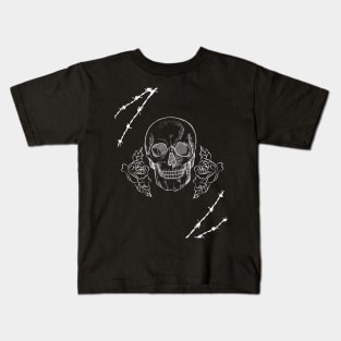 Skull and roses Kids T-Shirt